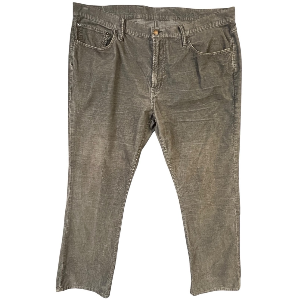 Gap 1969 Jeans Men Size 42x32 Olive Corduroy Bootcut High Rise Classic Y2K